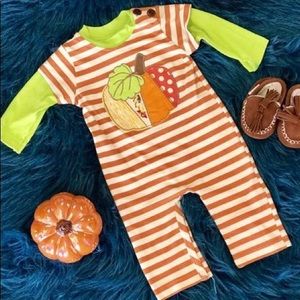 NWT 6-9mo Boys’n’Berries Fall Romper